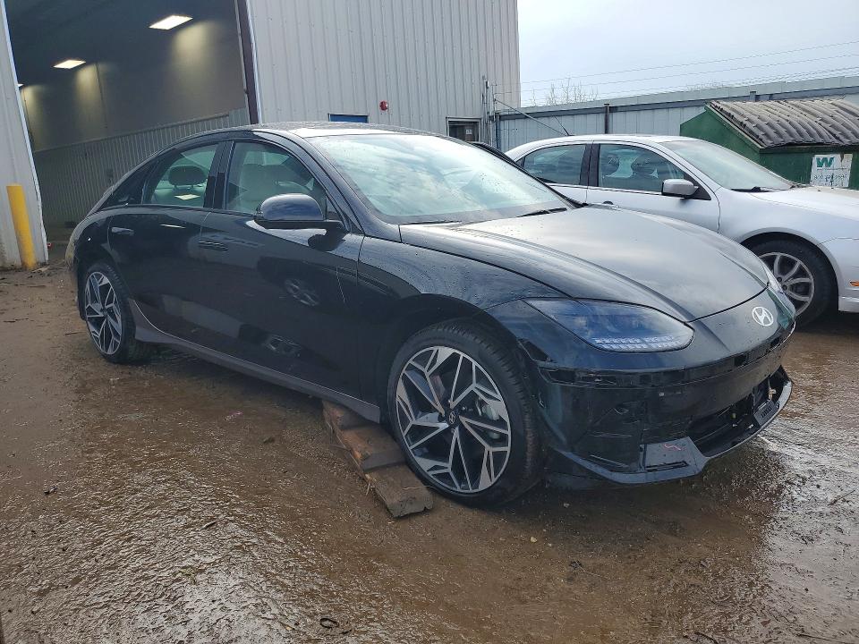 2024 Hyundai Ioniq 6 VIN KMHM54AC4RA081266 COPART salvage auction — SIDE, Il - Salvage Certificate, sold $250 on 2026-07-14 (photo 4)