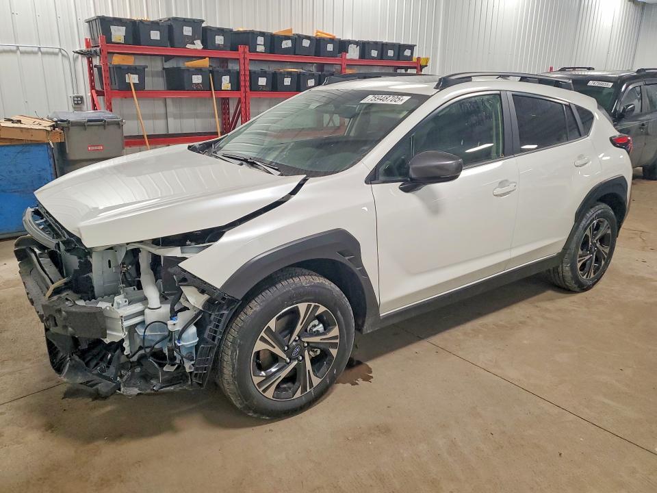 2025 Subaru Crosstrek VIN JF2GUHDC1SH287120 COPART salvage auction — FRONT END, Mn - Cert Of Title-Salvage, sold $12,600 on 2026-07-14 (photo 1)