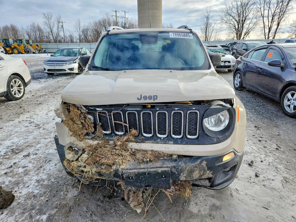 2016 Jeep Renegade VIN ZACCJBDT3GPC64697 COPART salvage auction — FRONT END, Mi - Cert Of Title-Salvage Vehicle, sold $1,100 on 2026-07-09 (photo 5)