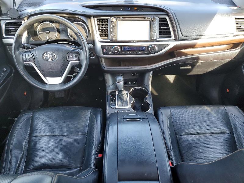 2015 Toyota Highlander VIN 5TDDKRFH1FS219990 COPART salvage auction — FRONT END, Nj - Cert Of Title-Salvage, sold $375 on 2026-07-24 (photo 8)