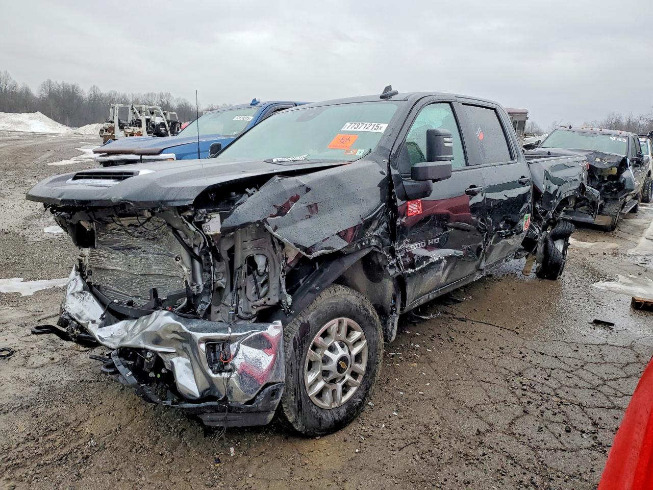 2025 Chevrolet Silverado VIN 2GC1KNEY3S1232061 COPART salvage auction — All Over, AZ - CERT OF TITLE - SALVAGE, sold $8,200 on 2026-07-08 (photo 1)