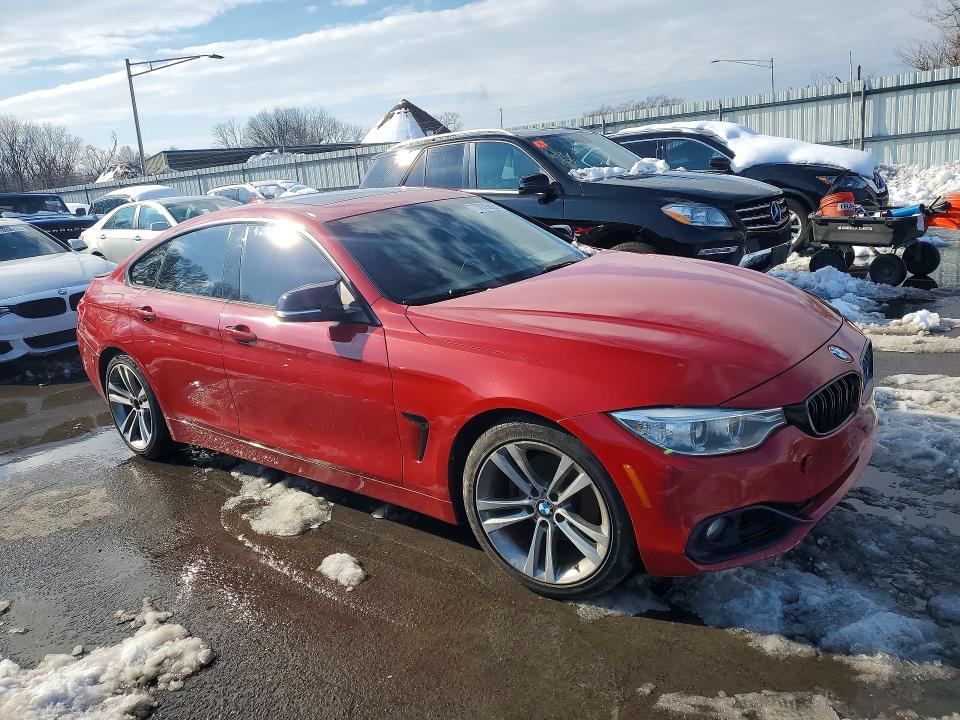 2015 BMW 4er VIN WBA4A9C59FGL87185 COPART salvage auction — REAR END, Nj - Cert Of Title-Salvage, sold $975 on 2026-08-18 (photo 4)