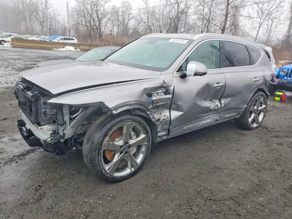 2023 Genesis Gv80 VIN KMUHCESC0PU122548 COPART salvage auction — REAR END, Nj - Cert Of Title-Salvage, sold $14,300 on 2026-07-09 (photo 1)