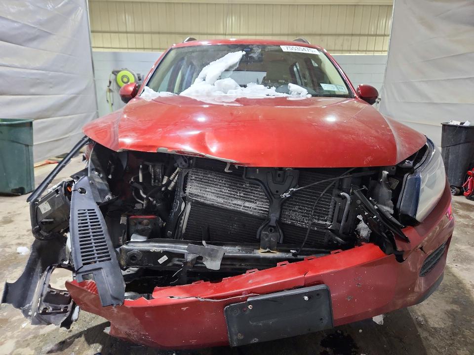 2016 Volkswagen Tiguan VIN WVGBV7AX3GW045712 COPART salvage auction — FRONT END, Nh - Cert Of Title-Salvage, sold $90 on 2026-07-28 (photo 5)