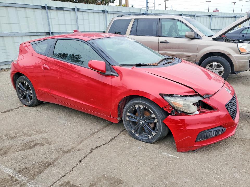 2014 Honda Cr-z VIN JHMZF1D4XES001921 COPART salvage auction — FRONT END, Oh - Certificate Of Title, sold $1,000 on 2026-07-31 (photo 4)