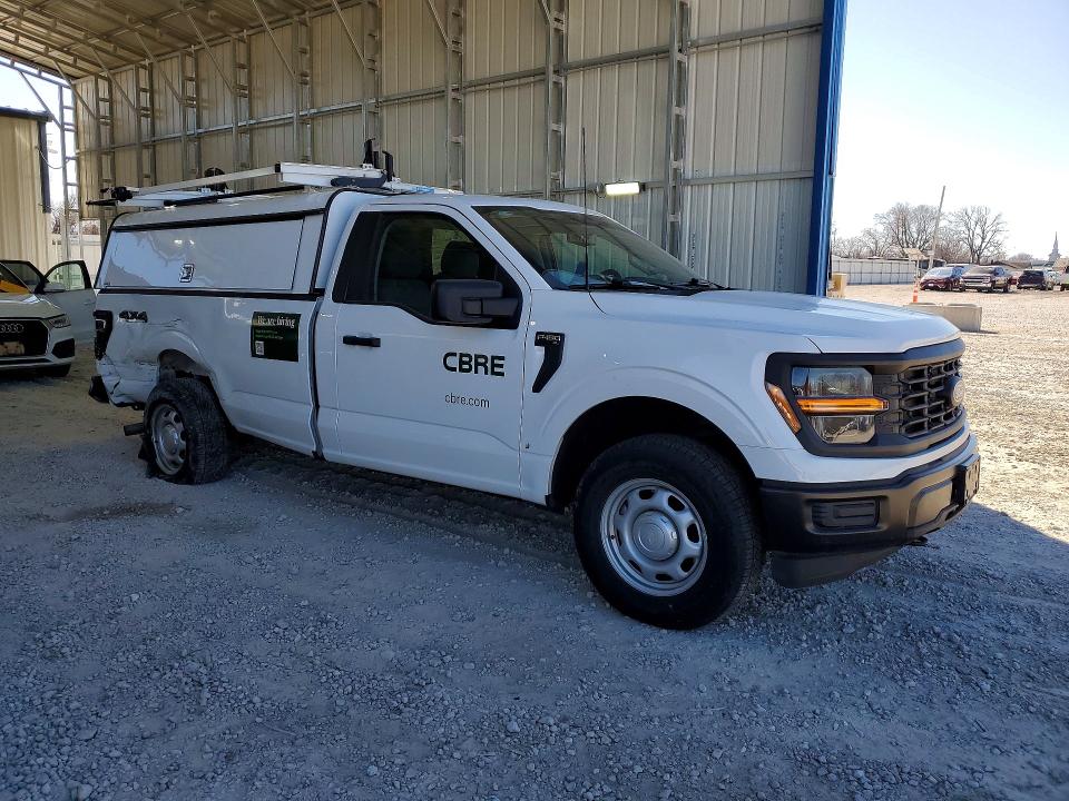 2024 Ford F-150 VIN 1FTMF1LP3RKE02658 COPART salvage auction — REAR END, Mo - Salvage Certificate Of Title, sold $7,300 on 2026-07-21 (photo 4)