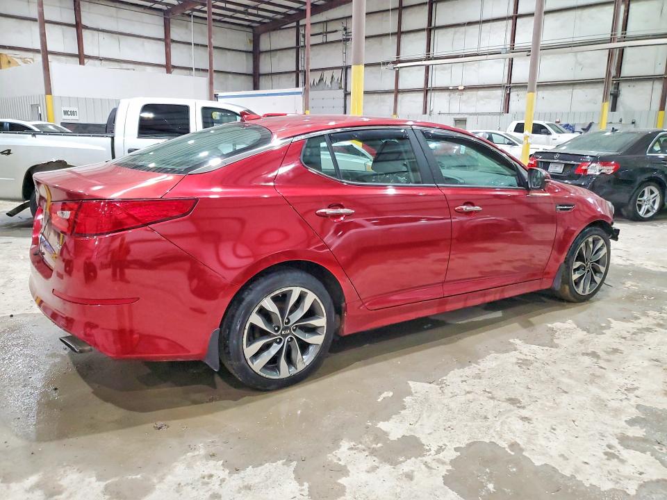2015 Kia Optima VIN 5XXGR4A73FG410967 COPART salvage auction — FRONT END, Wv - Salvage Certificate, sold $600 on 2026-07-22 (photo 3)