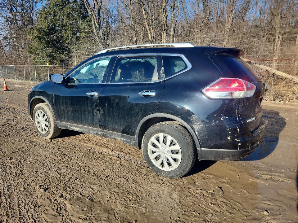 2016 Nissan Rogue VIN JN8AT2MV2GW154847 COPART salvage auction — SIDE, Salvage Title, sold $100 on 2026-07-15 (photo 2)
