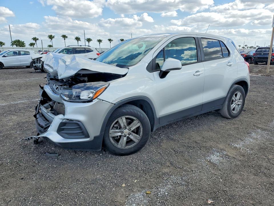 2021 Chevrolet Trax VIN KL7CJKSBXMB334225 COPART salvage auction — FRONT END, Fl - Cert Of Title Slvg Rebuildable, sold $3,200 on 2026-07-27 (photo 1)