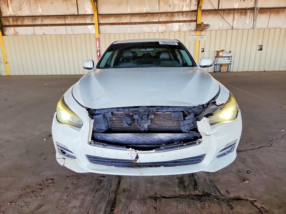 2017 Infiniti Q50 VIN JN1CV7AP8HM642427 COPART salvage auction — FRONT END, Salvage Title, sold $1,450 on 2026-08-03 (photo 5)