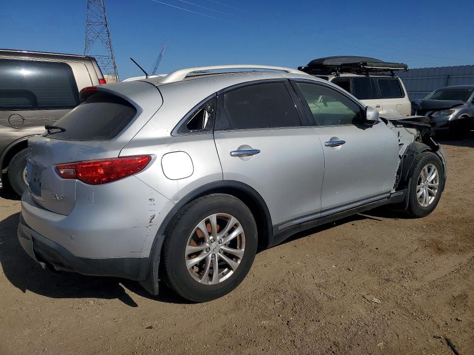 2013 Infiniti Fx37 VIN JN8CS1MU6DM142267 COPART salvage auction — FRONT END, Ca - Dis/Dlr/Exp Only Lien Papers, sold $625 on 2026-07-20 (photo 3)