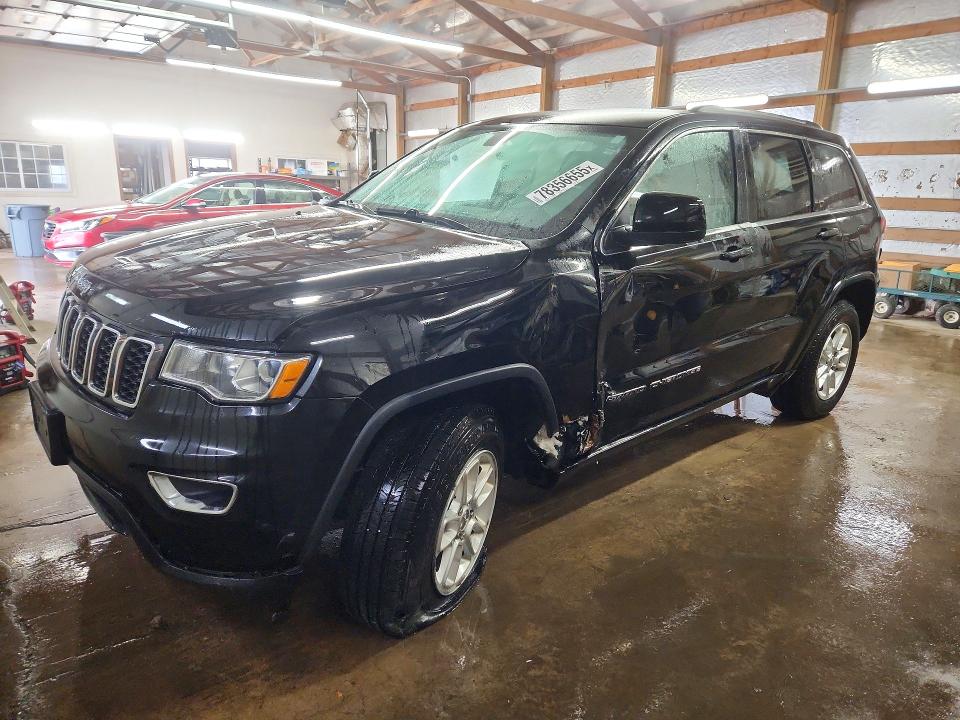 2018 Jeep Grand cherokee VIN 1C4RJFAG1JC106976 COPART salvage auction — FRONT END, Il - Certificate Of Title, sold $4,200 on 2026-08-03 (photo 1)