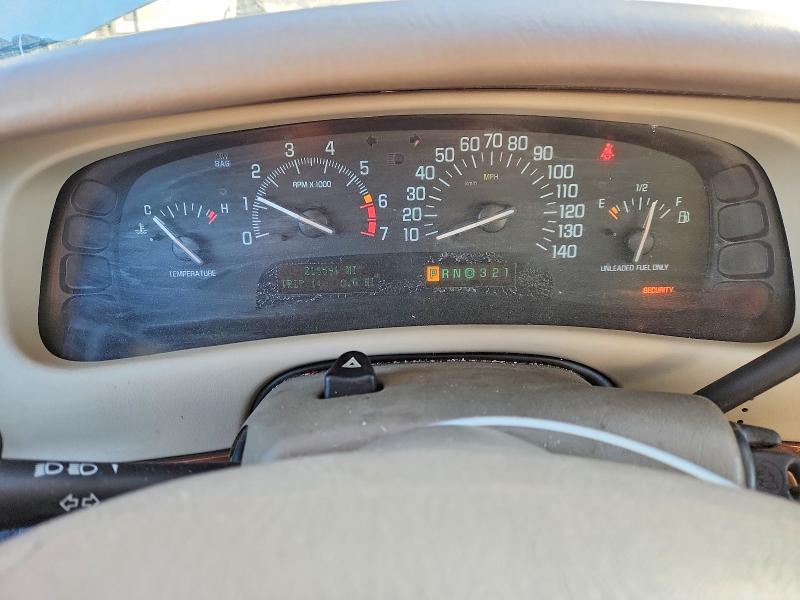 2002 Buick Park avenue VIN 1G4CW54K124131238 COPART salvage auction — FRONT END, In - Cert Of Title-Salvage Title, sold $375 on 2026-07-02 (photo 9)