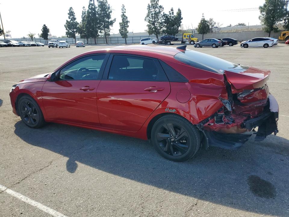 2022 Hyundai Elantra VIN KMHLS4AG3NU244862 COPART salvage auction — REAR END, Ca - Salvage Certificate, sold $2,800 on 2026-07-09 (photo 2)