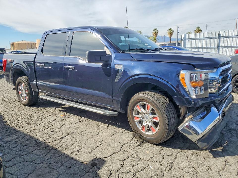 2022 Ford F-150 VIN 1FTEW1EP2NKD84326 COPART salvage auction — FRONT END, Ca - Salvage Certificate, sold $10,300 on 2026-07-09 (photo 4)