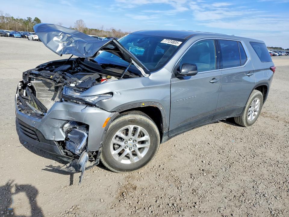 2023 Chevrolet Traverse VIN 1GNERFKW2PJ138649 COPART salvage auction — FRONT END, Salvage Title, sold $4,350 on 2026-08-03 (photo 1)