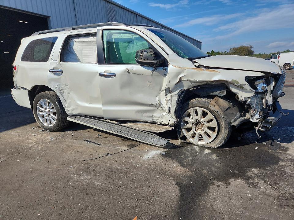 2010 Toyota Sequoia VIN 5TDYY5G19AS028417 COPART salvage auction — FRONT END, Fl - Cert Of Title Slvg Rebuildable, sold $2,800 on 2026-07-13 (photo 4)
