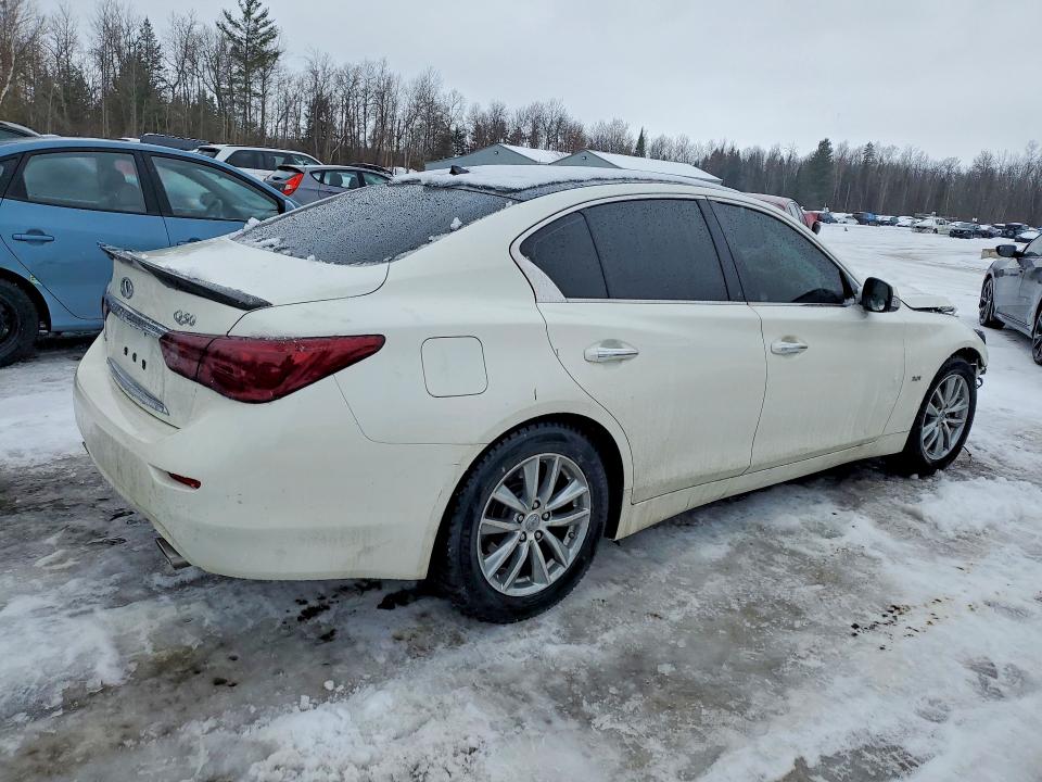 2017 Infiniti Q50 VIN JN1EV7AR3HM838978 COPART salvage auction — FRONT END, ON - PERMIT SALVAGE, sold $300 on 2026-07-28 (photo 3)