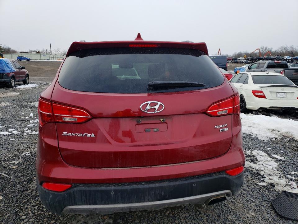 2014 Hyundai Santa fe VIN 5XYZUDLB3EG217950 COPART salvage auction — FRONT END, Nj - Cert Of Title-Salvage, sold $1,650 on 2026-07-14 (photo 6)