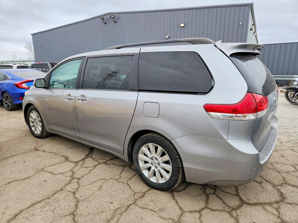 2012 Toyota Sienna VIN 5TDDK3DC2CS043032 COPART salvage auction — MECHANICAL, In - Bill Of Sale - Parts Only, sold $3,390 on 2026-07-04 (photo 2)