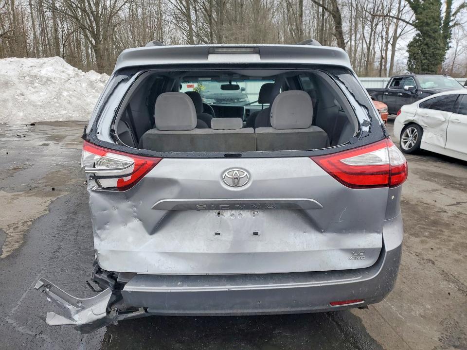 2015 Toyota Sienna VIN 5TDJK3DC9FS094888 COPART salvage auction — REAR END, Id - Salvage Certificate Of Title, sold $1,650 on 2026-07-07 (photo 6)