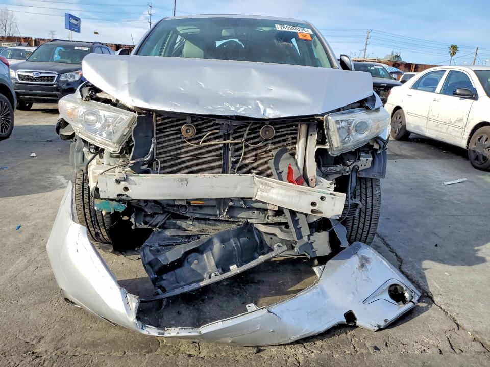 2012 Toyota Highlander VIN 5TDZK3EH4CS064383 COPART salvage auction — ALL OVER, Ca - Salvage Certificate, sold $750 on 2026-07-08 (photo 5)