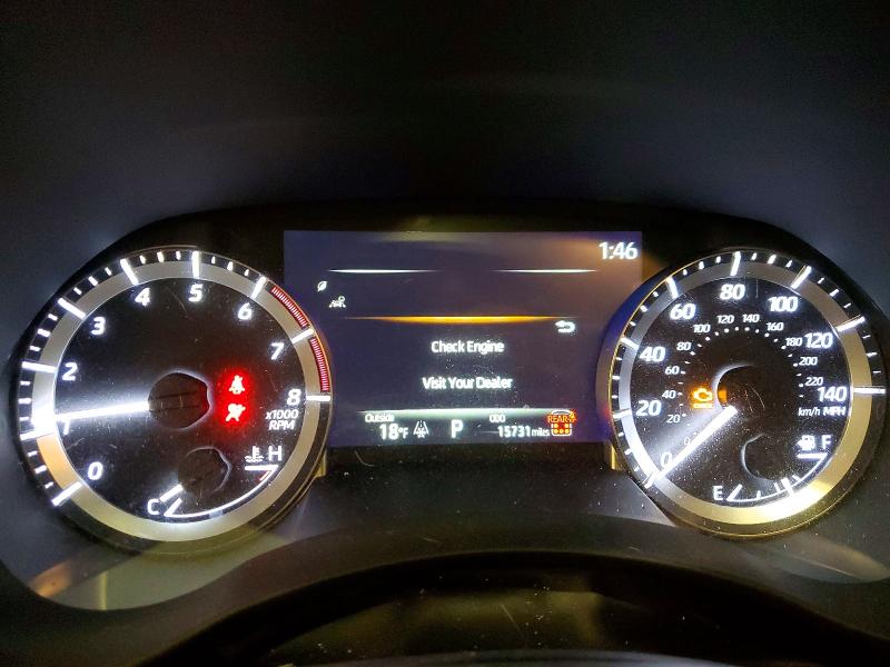 2024 Toyota Highlander VIN 5TDKDRBH8RS557897 COPART salvage auction — FRONT END, Mn - Cert Of Title-Salvage, sold $15,600 on 2026-07-06 (photo 9)