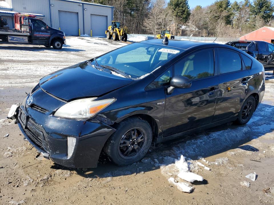 2013 Toyota Prius VIN JTDKN3DU3D5575369 COPART salvage auction — FRONT END, Ma - Cert Of Title-Parts Only Salva, sold $1,150 on 2026-07-02 (photo 1)