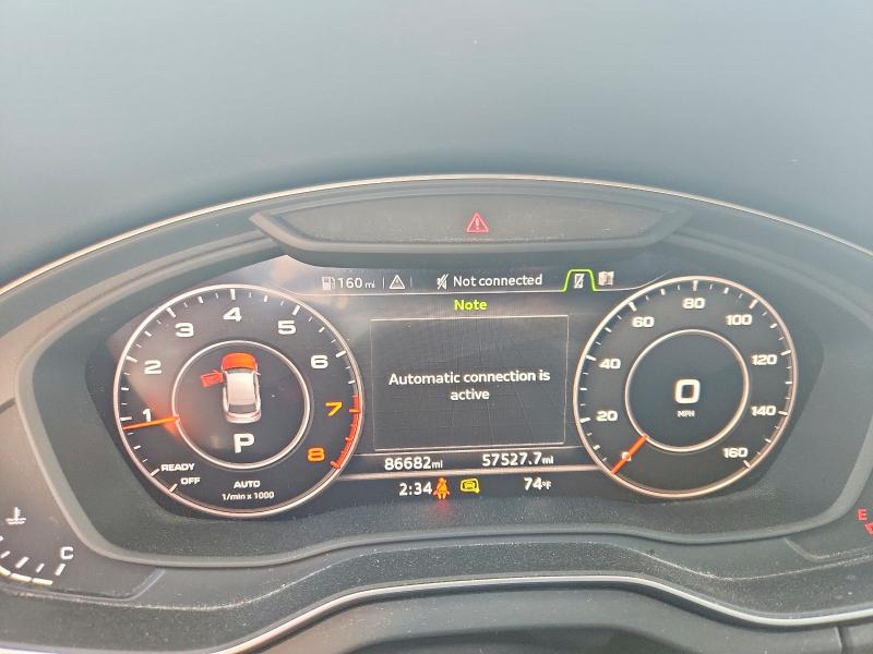2019 Audi Q5 VIN WA1BNAFY9K2053794 COPART salvage auction — REAR END, TX - SALVAGE VEHICLE TITLE (P), sold $9,300 on 2026-08-28 (photo 9)