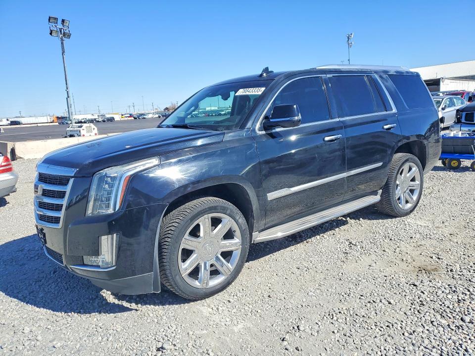 2015 Cadillac Escalade VIN 1GYS4MKJ9FR554999 COPART salvage auction — HAIL, Wy - Certificate Of Title, sold $350 on 2026-07-21 (photo 1)