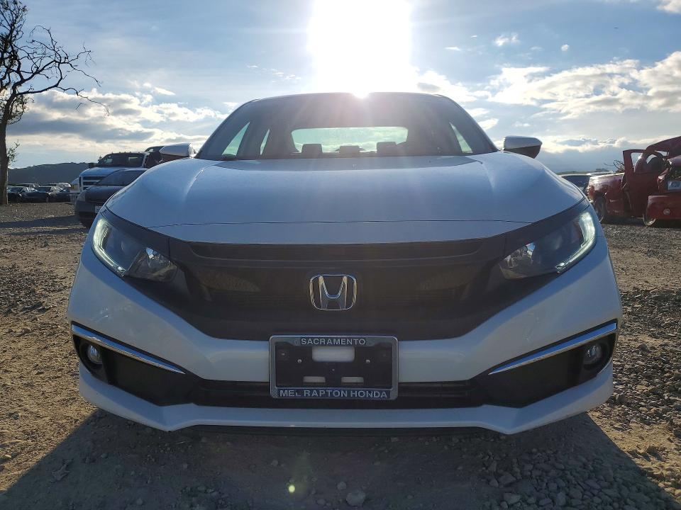 2019 Honda Civic VIN 19XFC1F38KE210073 COPART salvage auction — VANDALISM, Ca - Salvage Certificate, sold $700 on 2026-07-09 (photo 5)