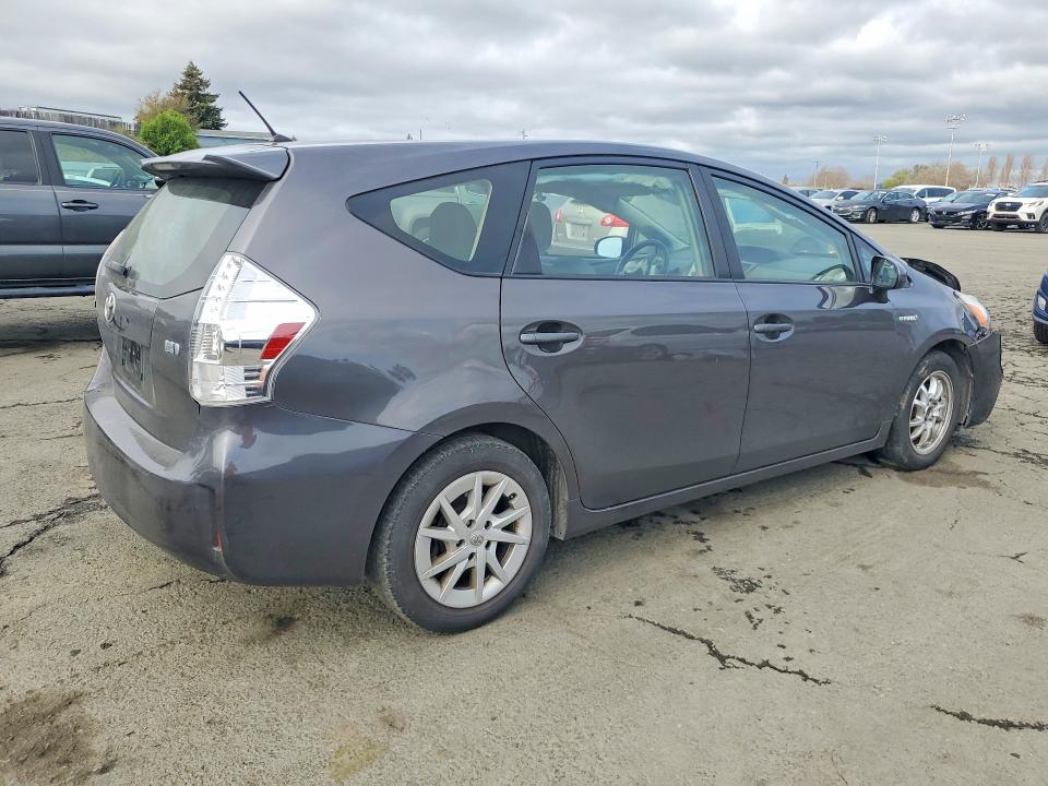 2014 Toyota Prius v VIN JTDZN3EU9EJ006967 COPART salvage auction — FRONT END, Ca - Salvage Certificate, sold $1,150 on 2026-07-31 (photo 3)
