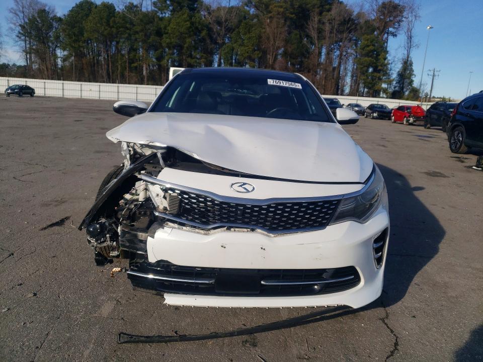 2016 Kia Optima VIN 5XXGV4L22GG043865 COPART salvage auction — FRONT END, NC - DEALER ONLY CLEAN TITLE, sold $575 on 2026-07-07 (photo 5)