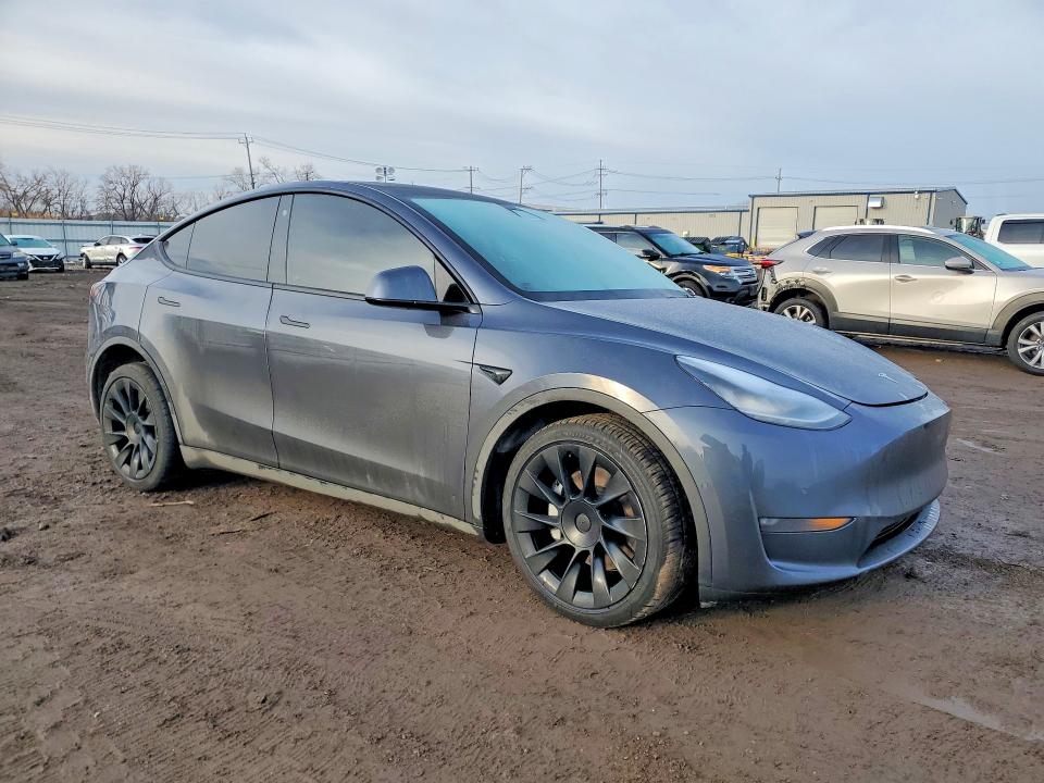 2021 Tesla Model y VIN 5YJYGDEE9MF089777 COPART salvage auction — FRONT END, Il - Salvage Certificate, sold $450 on 2026-07-22 (photo 4)