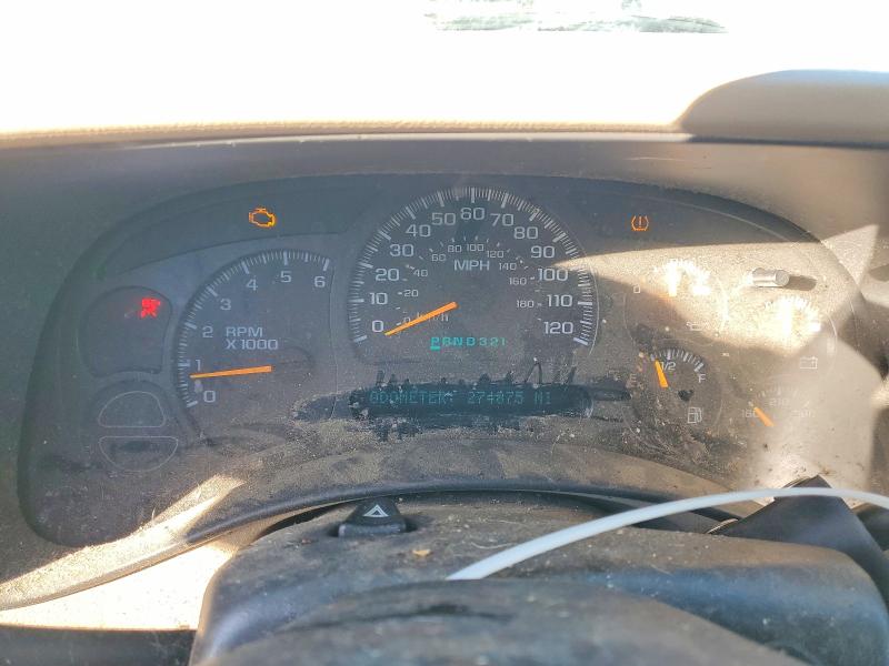 2005 Gmc Yukon VIN 1GKEK13T75J116622 COPART salvage auction — FRONT END, ID - SALVAGE CERTIFICATE OF TITLE, sold $700 on 2026-07-09 (photo 9)