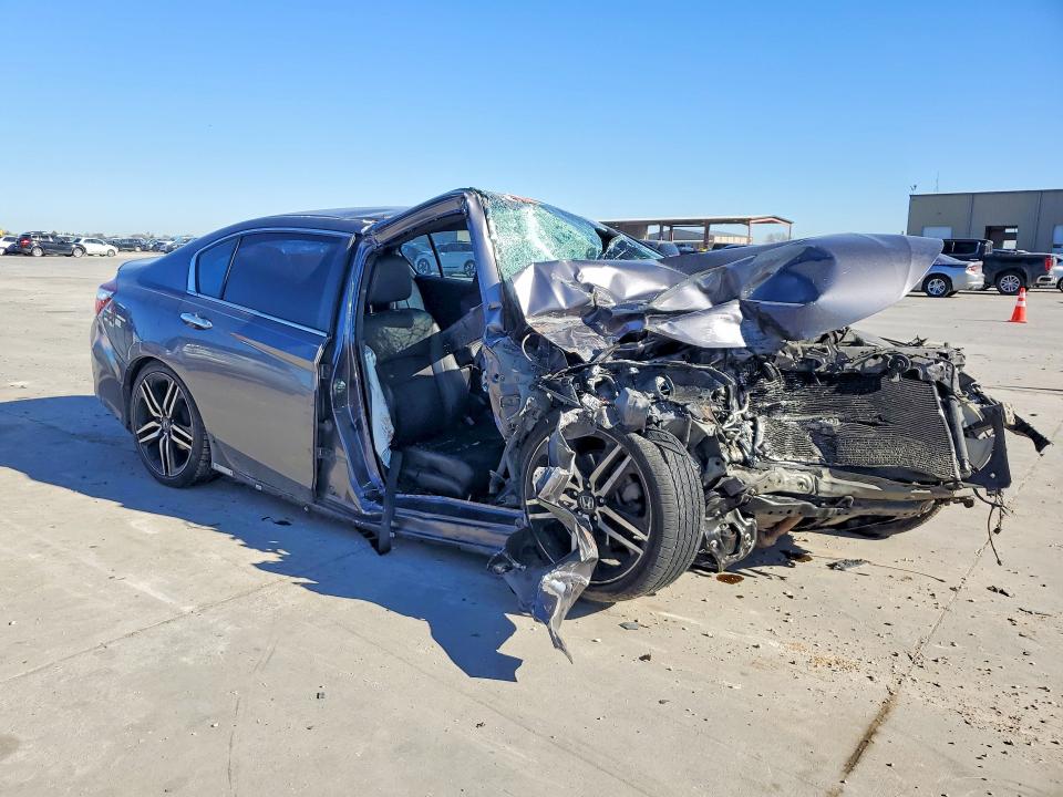 2016 Honda Accord VIN 1HGCR2F56GA220203 COPART salvage auction — FRONT END, Tx - Nonrepairable Title, sold $875 on 2026-07-09 (photo 4)