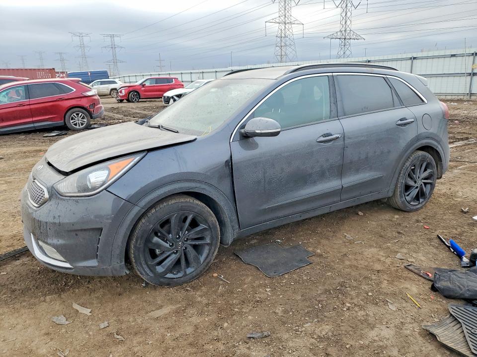 2018 Kia Niro VIN KNDCC3LC1J5149548 COPART salvage auction — FRONT END, Il - Salvage Certificate, sold $4,000 on 2026-07-30 (photo 1)