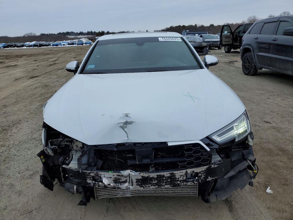 2018 Audi S4 VIN WAUC4AF44JA075939 COPART salvage auction — FRONT END, Ma - Cert Of Title-Salvage, sold $200 on 2026-07-29 (photo 5)