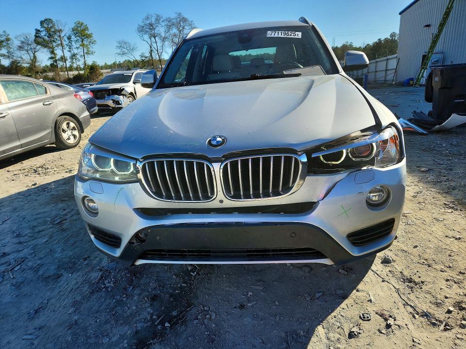 2017 BMW X3 VIN 5UXWX9C53H0T04676 COPART salvage auction — FRONT END, Al - Cert Of Title-Salvage Title, sold $3,350 on 2026-07-09 (photo 5)