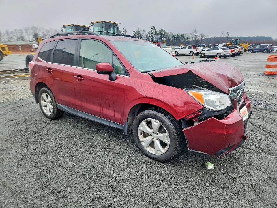 2014 Subaru Forester VIN JF2SJAHC3EH460922 COPART salvage auction — FRONT END, SC - CERT OF TITLE-SALVAGE, sold $725 on 2026-07-06 (photo 4)