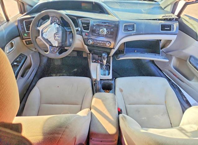 2013 Honda Civic VIN 2HGFB2F55DH598981 COPART salvage auction — SIDE, Tx - Salvage Vehicle Title, sold $650 on 2026-07-02 (photo 8)
