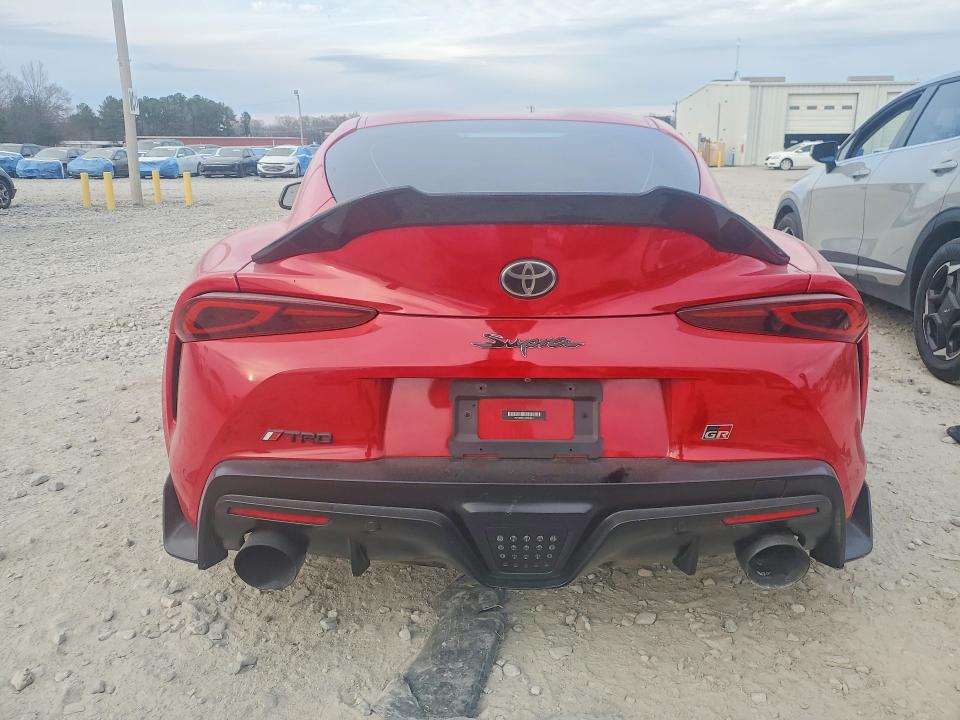2021 Toyota Supra VIN WZ1DB0C01MW036419 COPART salvage auction — FRONT END, Al - Cert Of Title-Salvage Title, sold $10,100 on 2026-07-16 (photo 6)