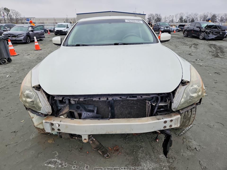 2011 Infiniti G VIN JN1CV6FE6BM951287 COPART salvage auction — FRONT END, Sc - Cert Of Title-Salvage, sold $1,050 on 2026-07-20 (photo 5)