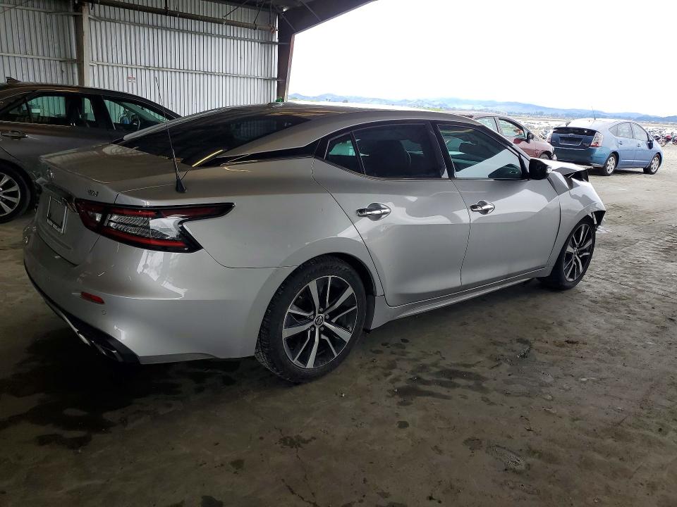 2022 Nissan Maxima VIN 1N4AA6CVXNC504269 COPART salvage auction — FRONT END, Ca - Salvage Certificate, sold $875 on 2026-07-09 (photo 3)
