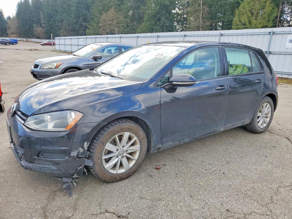 2015 Volkswagen Golf VIN 3VW217AU3FM094667 COPART salvage auction — FRONT END, Salvage Title, sold $300 on 2026-07-20 (photo 1)