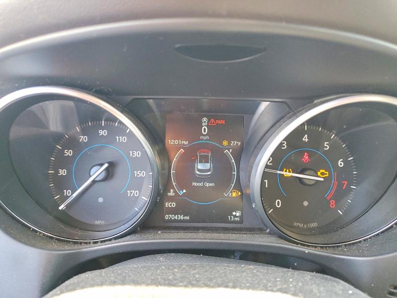 2017 Jaguar F-pace VIN SADCK2BV0HA071172 COPART salvage auction — FRONT END, Ct - Certificate Of Title, sold $7,400 on 2026-07-27 (photo 9)