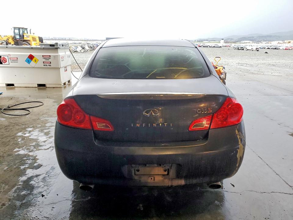 2007 Infiniti G35 VIN JNKBV61E17M712672 COPART salvage auction — REAR END, Ut - Certificate Of Title, sold $1,050 on 2026-07-09 (photo 6)