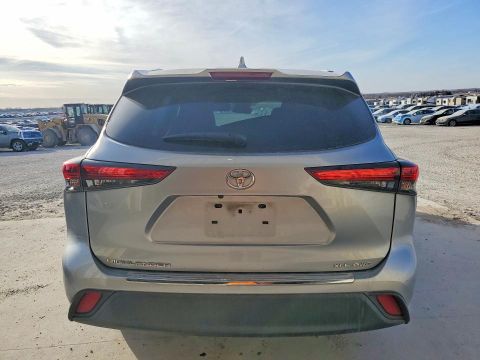 2020 Toyota Highlander VIN 5TDGZRBH5LS052639 COPART salvage auction — FRONT END, Ne - Cert Of Title-Salvage, sold $1,850 on 2026-07-21 (photo 6)