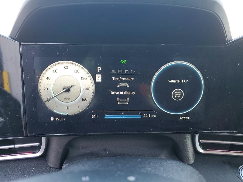 2024 Hyundai Elantra VIN KMHLM4DG0RU765131 COPART salvage auction — FRONT END, Il - Salvage Certificate, sold $6,100 on 2026-07-17 (photo 9)