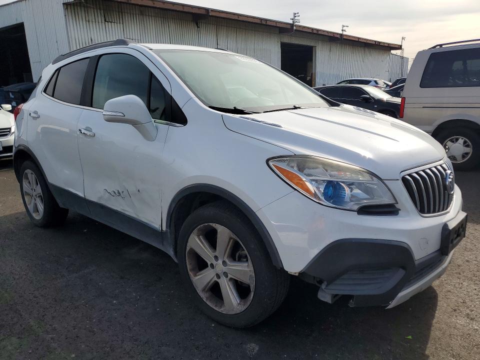 2016 Buick Encore VIN KL4CJASB3GB636242 COPART salvage auction — REAR END, Salvage Title, sold $625 on 2026-07-13 (photo 4)
